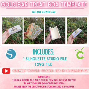 Gold Bar Treat Box