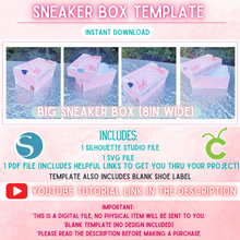 Load image into Gallery viewer, Sneaker Box Template

