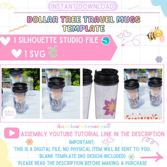 AK Dollar Tree Travel Mug 11oz Template