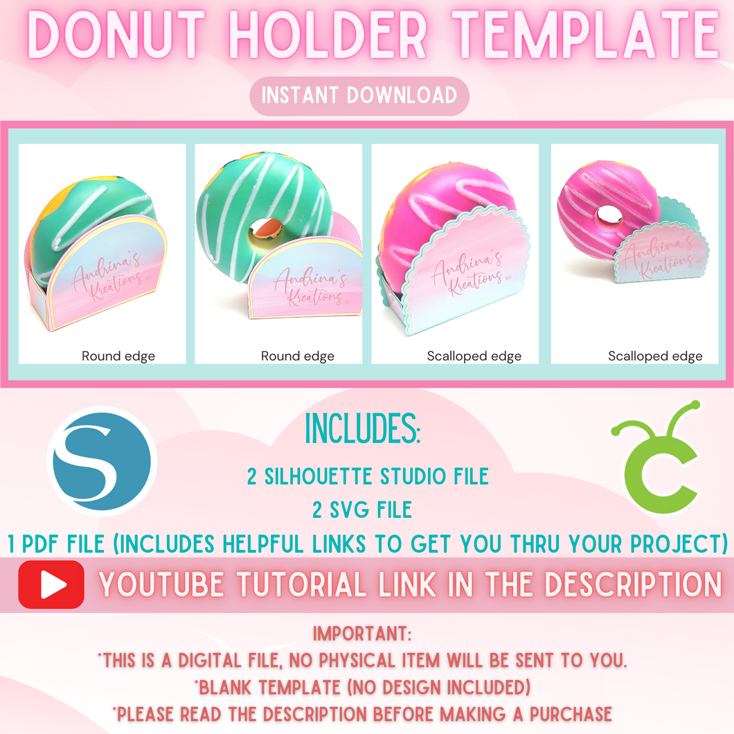 Donut Holder Template