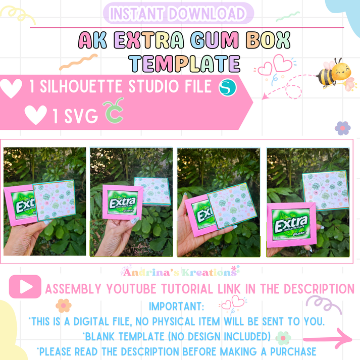 AK Extra Gum Box – Andrina's Kreations llc