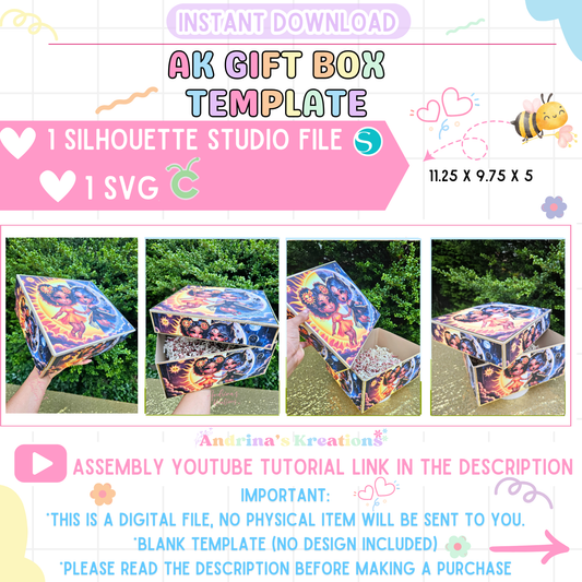 AK Gift Box Template