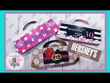 Load and play video in Gallery viewer, Hershey Bar Purse Template
