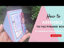 Load and play video in Gallery viewer, Tic Tac Pyramid Box Template
