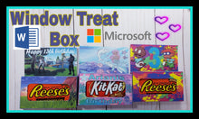 Load image into Gallery viewer, Window Treat Box Microsoft Word Template
