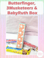 Load image into Gallery viewer, Butterfinger Box, 3Musketeers Box &amp; BabyRuth Box
